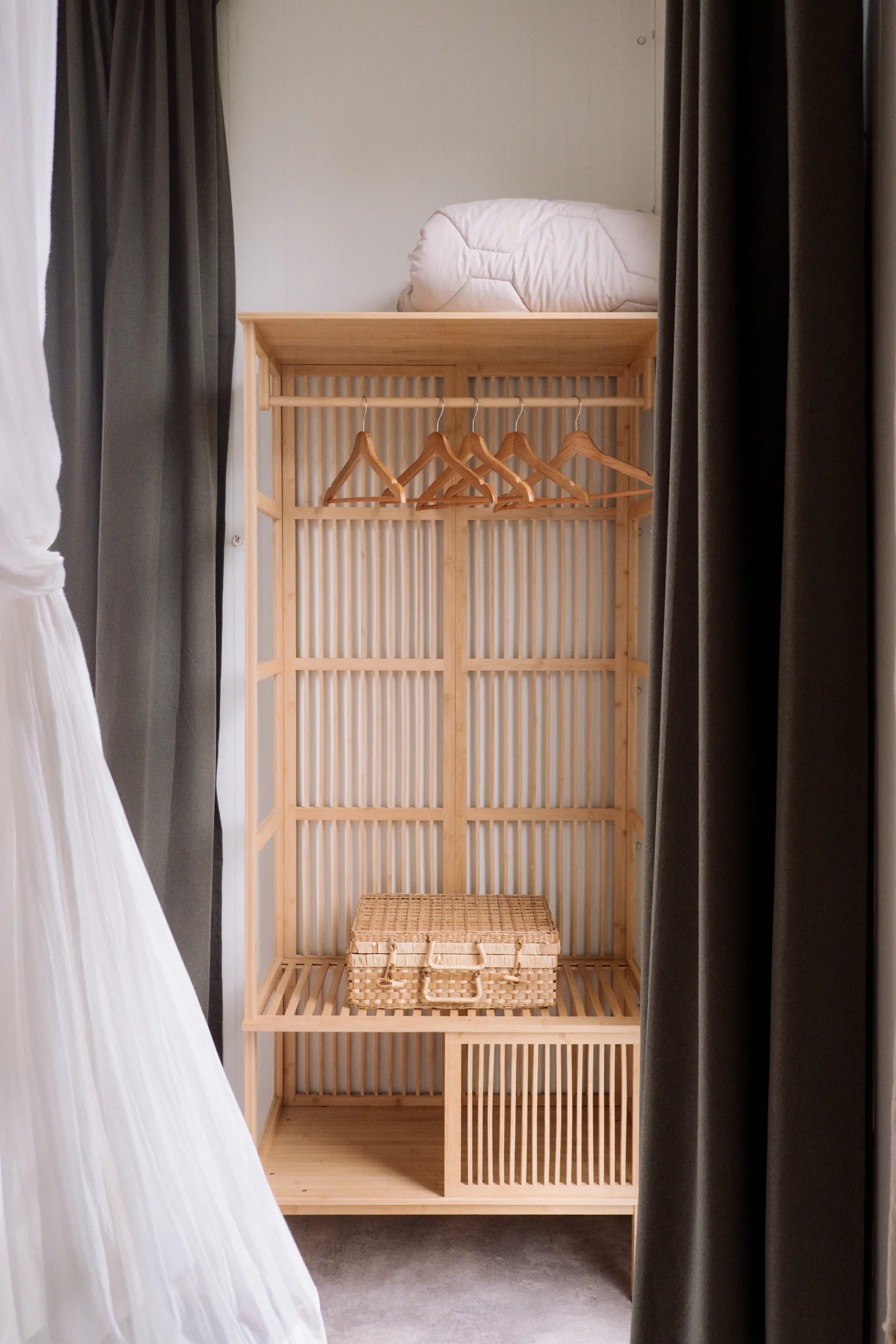 The wardrobe