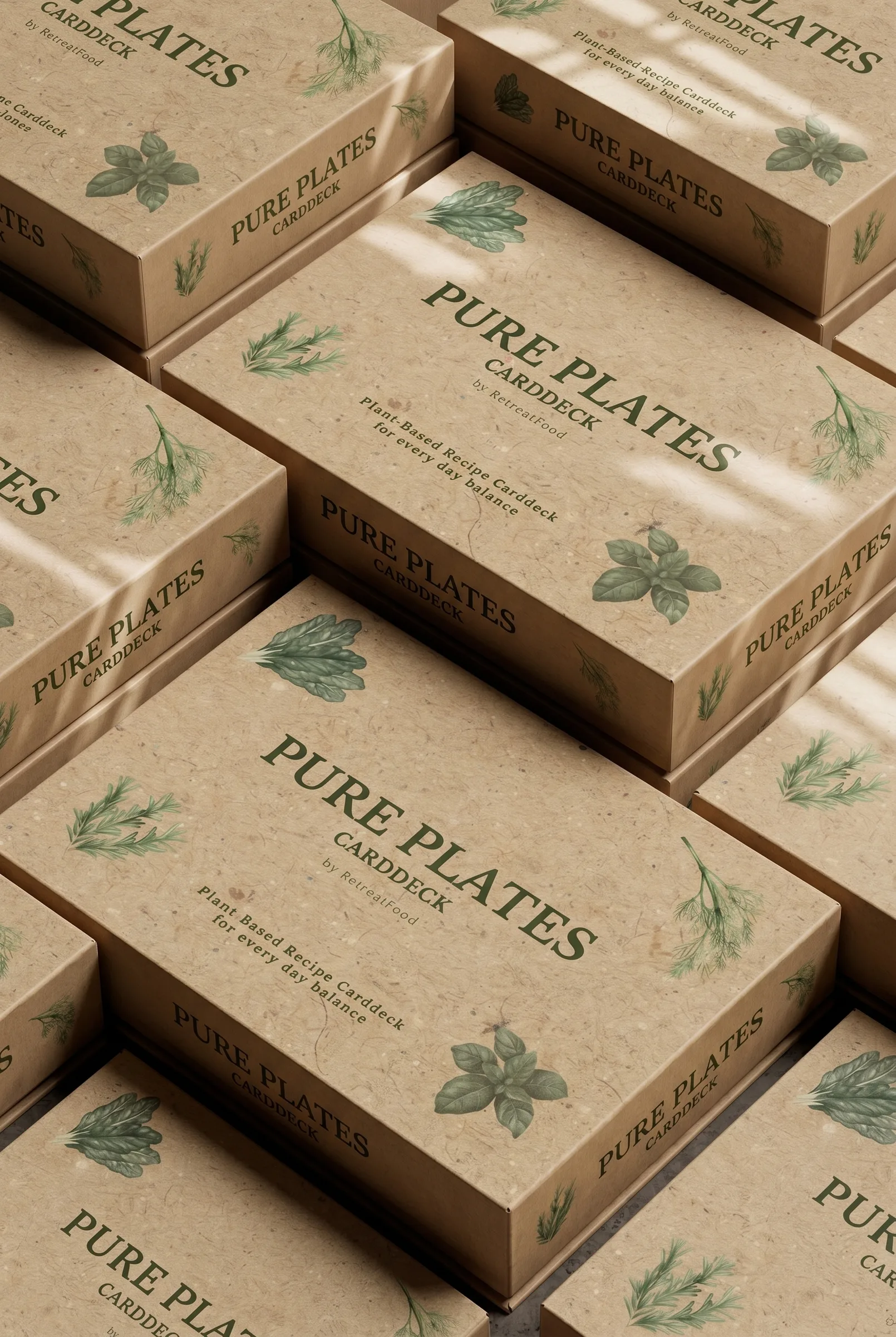 Boxes of the Pure Plates Card Deck