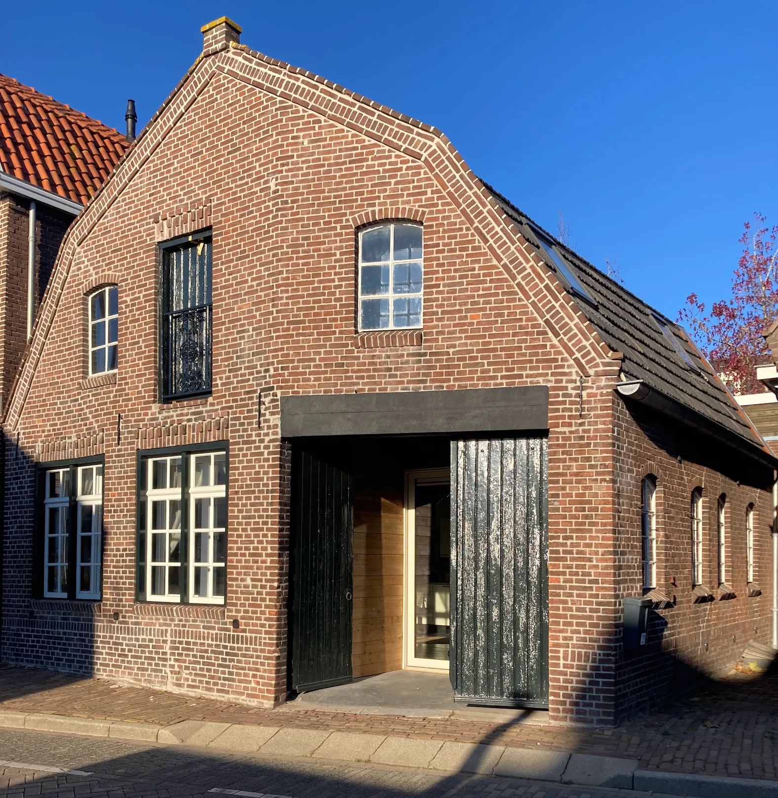 The front of RetreatHouse, a former forge in Lith