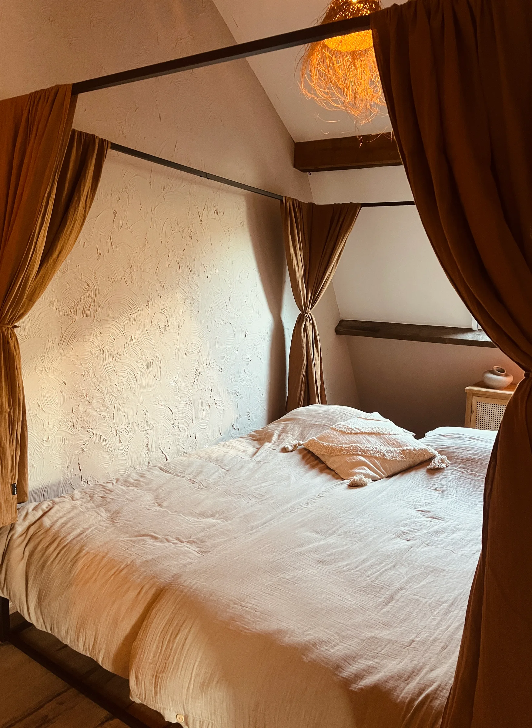 A bedroom upstairs